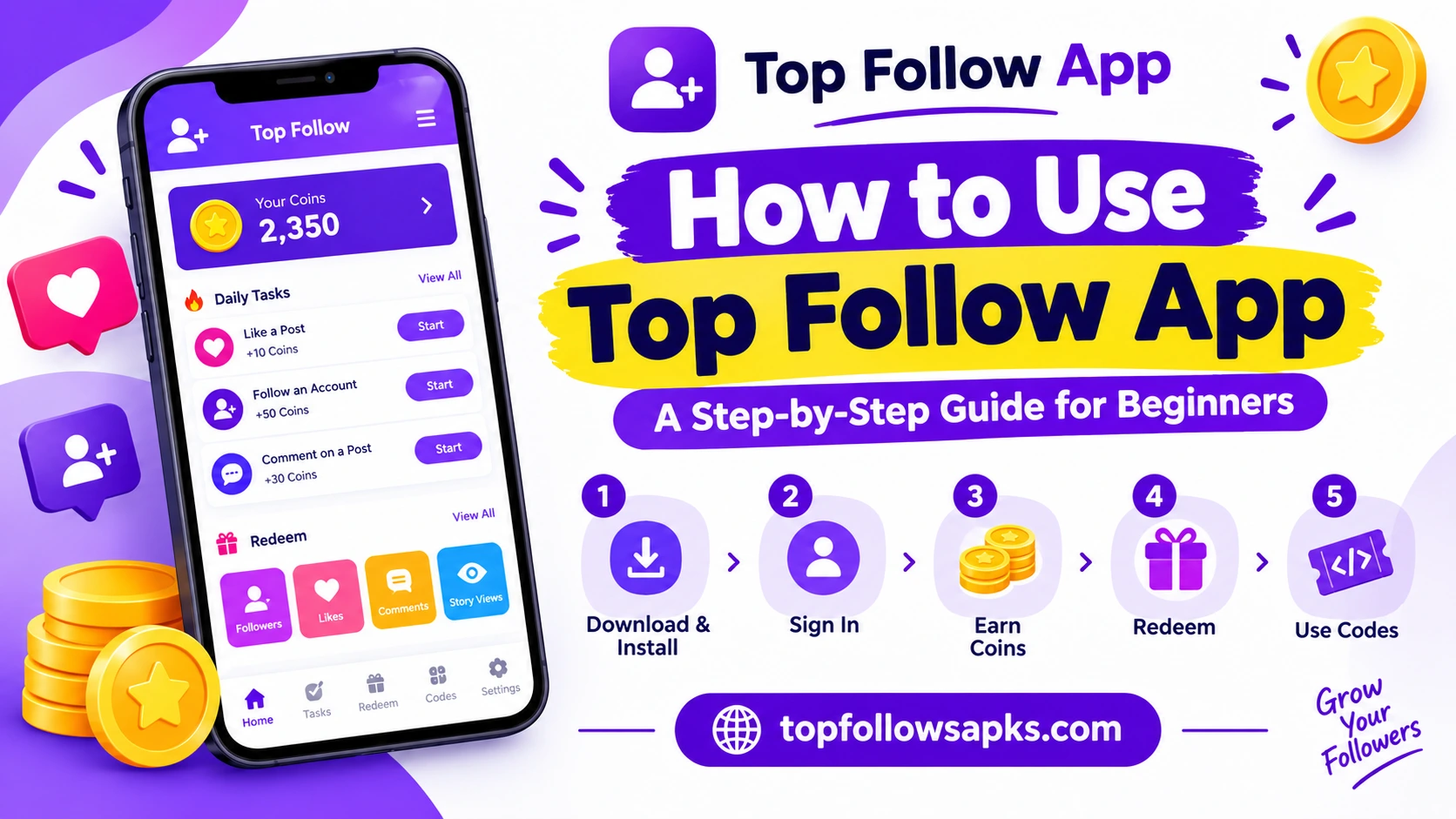 How to Use the Top Follow App: A Step-by-Step Guide for Beginners 1 How to Use Top Follow App: step by step guide