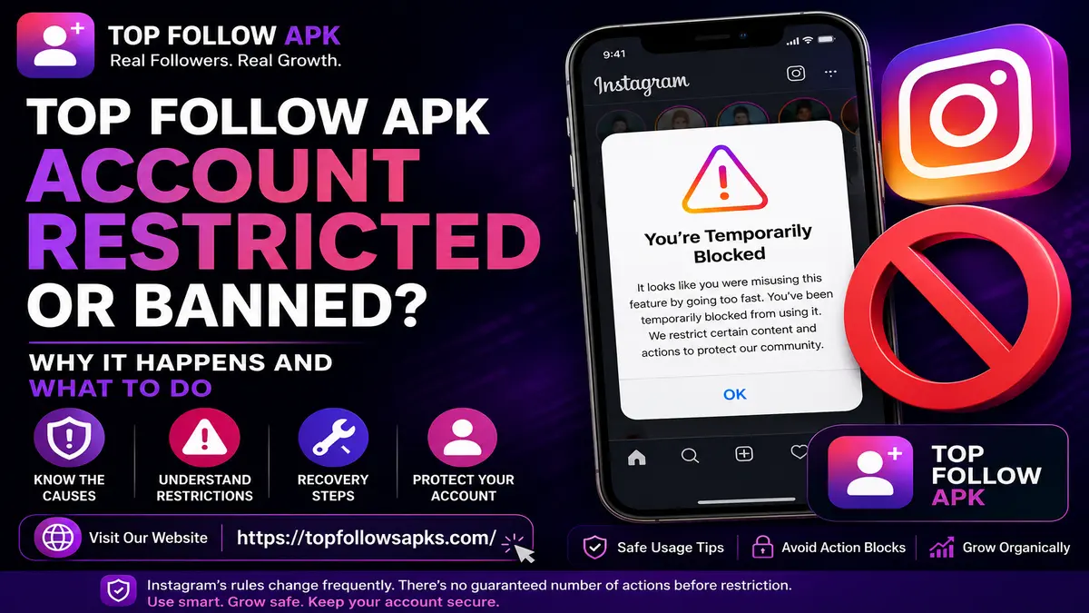 Instagram Account Restricted Warning