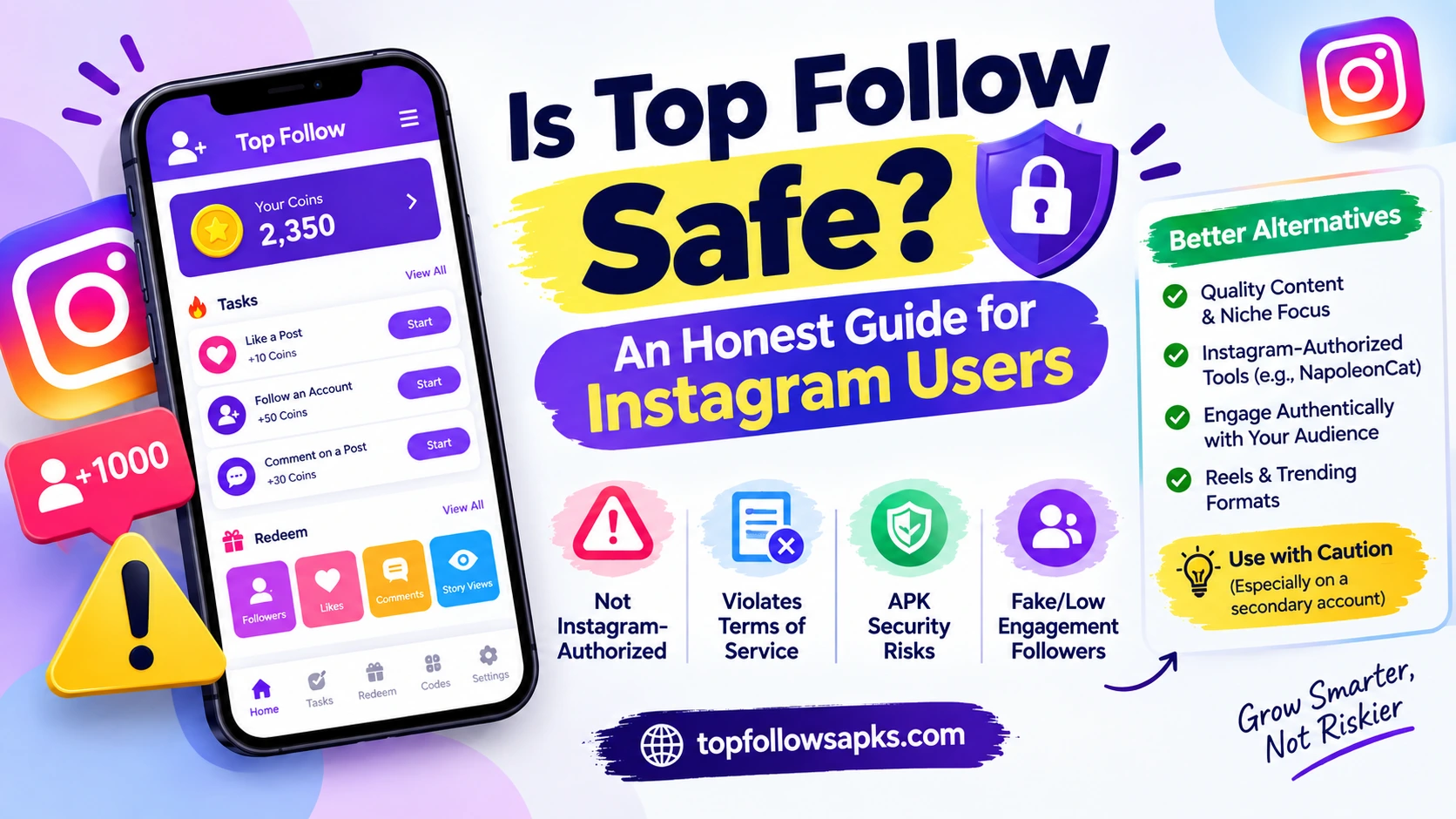 Is Top Follow Safe - Honest Instagram Guide